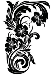 Art Nouveau Corners and Frames Graphic Accents, vector illustration, vintage elements	
