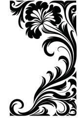 Art Nouveau Corners and Frames Graphic Accents, vector illustration, vintage elements	
