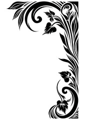 Art Nouveau Corners and Frames Graphic Accents, vector illustration, vintage elements	
