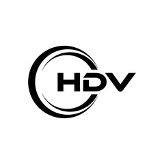 HDV Letter Logo Design, Inspiration for a Unique Identity. Modern Elegance and Creative Design. Watermark Your Success with the Striking this Logo.