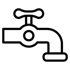 plumber line icon