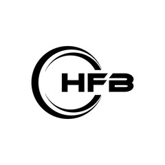 HFB Letter Logo Design, Inspiration for a Unique Identity. Modern Elegance and Creative Design. Watermark Your Success with the Striking this Logo.