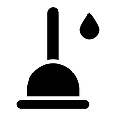 plumber glyph icon