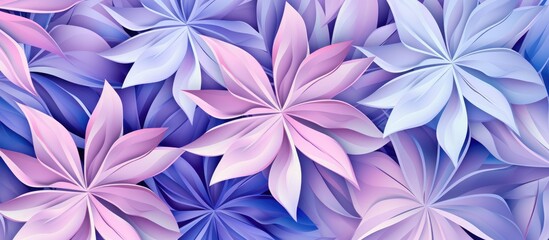 Modern geometric floral pattern for design, printing, wallpaper, fabric, invitation.