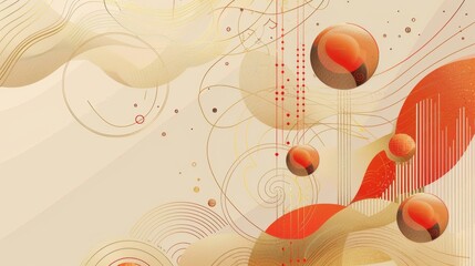 Geometric line with Japanese pattern modern. Circle shapes in oriental template. Gold texture template. Abstract background in oriental style. Chinese new year banner. Geometric line with Japanese