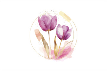 Watercolor brush floral, watercolor flower brush strokes, flower paint brush, flower paint design