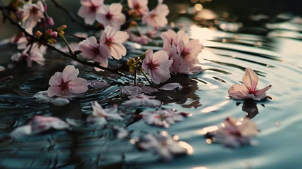 Fototapeten pink magnolia flower © Noreen