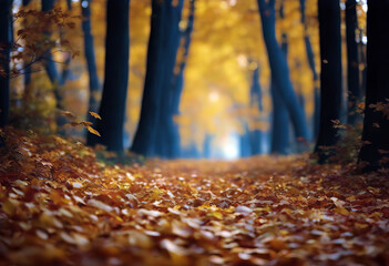 Autumn Fall Layers Background stock illustration