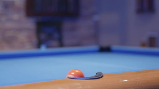 White ball target- snooker game- snooker player targeting