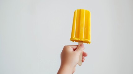 hand holding ice cream, hand holding colourful Patch popsicle