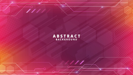 Obraz premium Gradient Digital technology background. Futuristic background for various design projects such as websites, presentations, print materials, social media posts