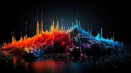 Explore the power of big data striking image. Generative AI