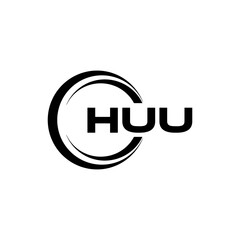 HUU Letter Logo Design, Inspiration for a Unique Identity. Modern Elegance and Creative Design. Watermark Your Success with the Striking this Logo.