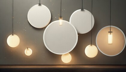 candles on the ceiling, a round light fixture with a circular light fixture in the middle of it, a 3D render by Huang Ding, featured on dribble, light and space, rim light, volumetric lighting, studio