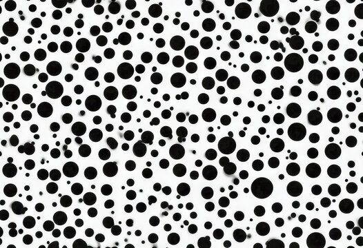 Seamless black dots - white background - vector Illustration stock illustrationHalf Tone Spotted Pattern Polka Dot Textured