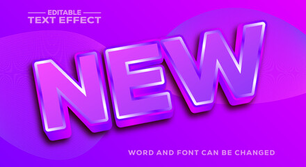 New 3D text Effect