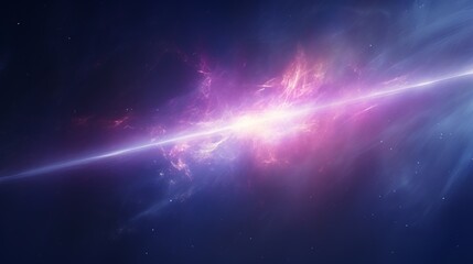 Ethereal purple galaxy image with ample creative space for inspirational design and graphics