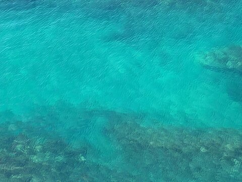 Sea water blue azure clear beautiful seascape