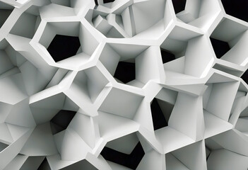 Obraz na płótnie Canvas White polygonal geometric surface seamless loop stock videoBackgrounds Geometric Shape Triangle Shape Low-Poly-Modelling Abstract