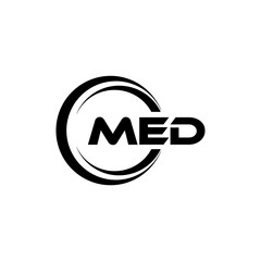 MED Logo Design, Inspiration for a Unique Identity. Modern Elegance and Creative Design. Watermark Your Success with the Striking this Logo.