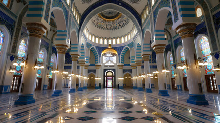 Obraz premium interior of the cathedral of saint mary