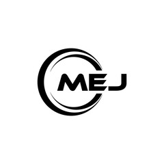 MEJ Logo Design, Inspiration for a Unique Identity. Modern Elegance and Creative Design. Watermark Your Success with the Striking this Logo.