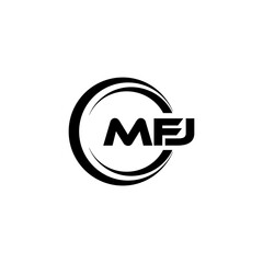 MFJ Logo Design, Inspiration for a Unique Identity. Modern Elegance and Creative Design. Watermark Your Success with the Striking this Logo.
