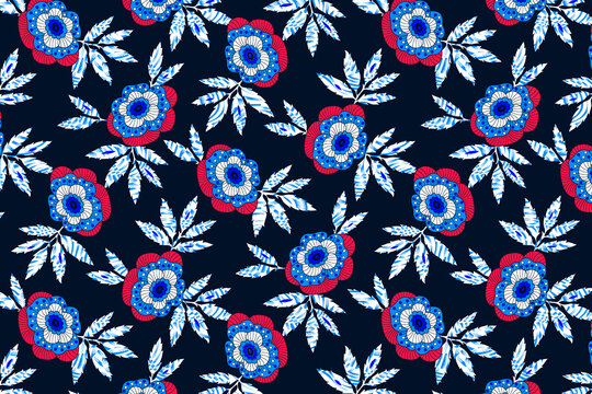 Seamless repeat pattern design, Perfect for digital print, wallpaper, engraving etc.