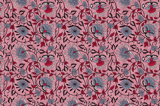 Seamless repeat pattern design, Perfect for digital print, wallpaper, engraving etc.