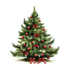 Christmas Tree Clipart Clipart isolated on white background
