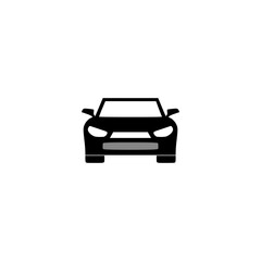 Car minimal flat icon isolated on transparent background
