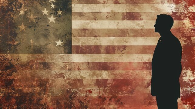 
Usa Presidents election day background