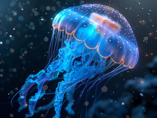 Jellyfish bioluminescent
