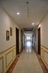 corridor in a hotel