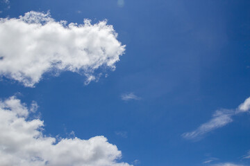 cloud on blue sky