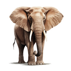 Fototapeta premium Elephant png clipart Clipart isolated on white background