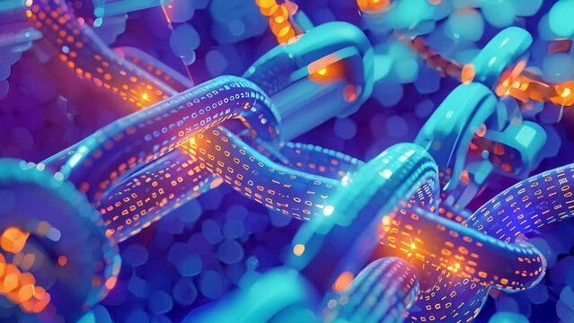 An illustration of how blockchain technology creates a tamperproof system for managing consent in clinical trials protecting participants personal information and ensuring