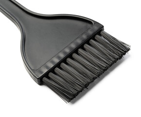 Hair color brush hairdresser tool on white background