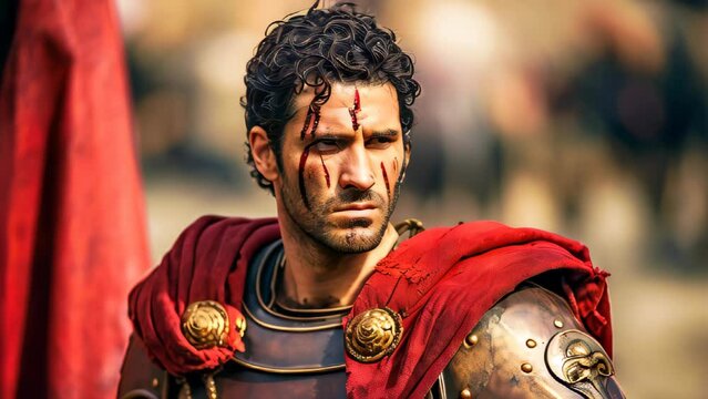 Ancient Roman infantry officer