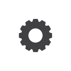 Gear vector icon