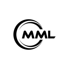 MML Logo Design, Inspiration for a Unique Identity. Modern Elegance and Creative Design. Watermark Your Success with the Striking this Logo.