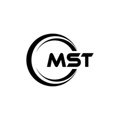 MST Logo Design, Inspiration for a Unique Identity. Modern Elegance and Creative Design. Watermark Your Success with the Striking this Logo.