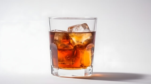 drink on a white background