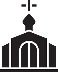 Church Glyph Icon