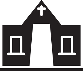 Church Glyph Icon