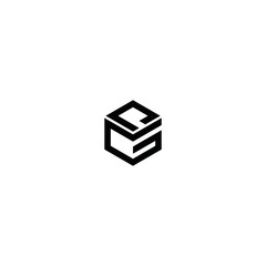 P G / G P initial icon logo design