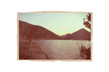 Junque journal summer card. Retro scrapbook printable embellishment. Clip art isolated