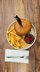 Gardinen burger and fries © Jam-motion