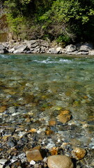 田舎を流れる清流