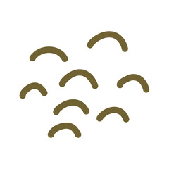 Hand drawn organic shapes  